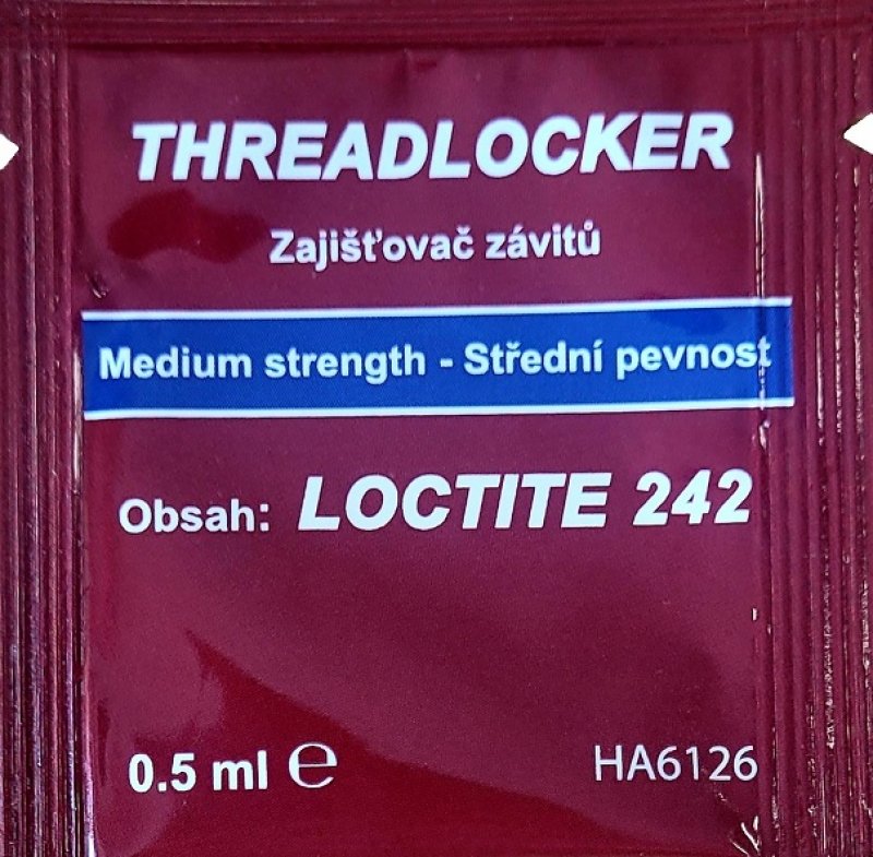 Loctite 242   Zajišťovač šroubů SP - 0,5 ml | hanak-trade.cz